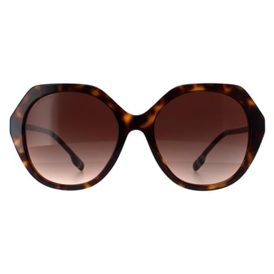 Burberry Round Womens Dark Havana Brown Gradient BE4375