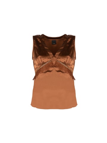 Pinko Top Sabino Woman's Brown