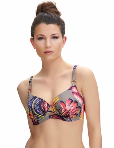 Fantasie Kuramathi Gathered Full Cup Bikini Top Multi