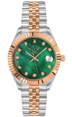 GV2 Napels dames Gren Dial tweekleurig horloge