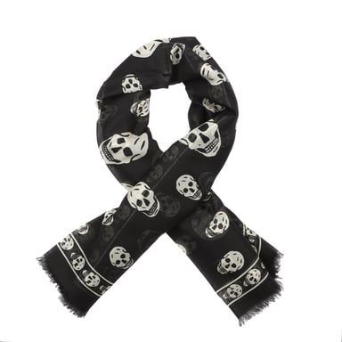 Skull Silk Scarf