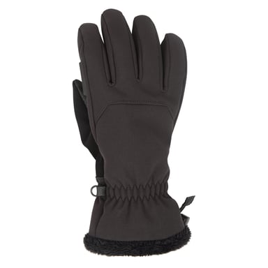 Mountain Warehouse Womens/Ladies Escalade Waterproof Softshell Ski Gloves (Black)