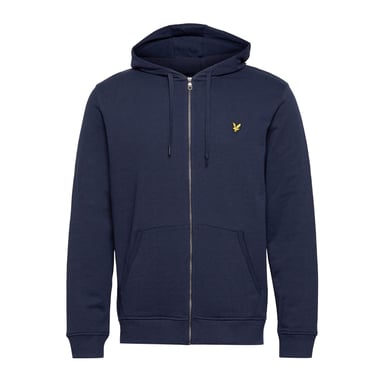 Lyle & Scott Zip Through Hoodie in Navy