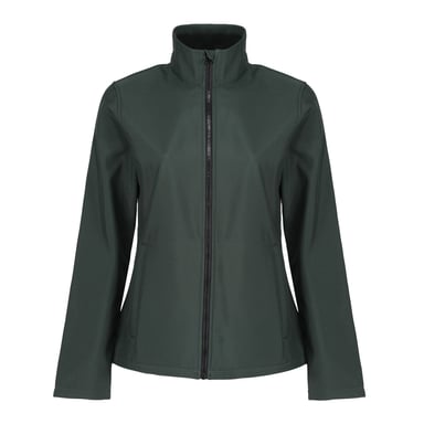 Regatta Womens/Ladies Ablaze Printable Softshell Jacket (Dark Spruce/Black)