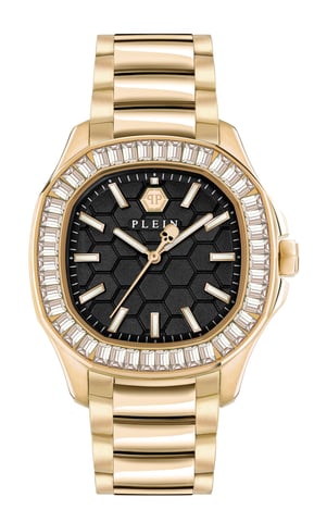 Philipp Plein $pectre Lady Dames Horloge Goudkleurig PWTAA0623