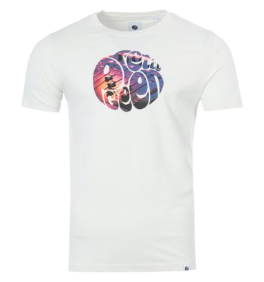 Pretty Green Mixer Logo Slim Fit T-Shirt - Stone