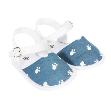 Flexible sandals with C-9 buckle closure for girls