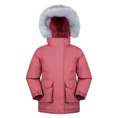 Mountain Warehouse Childrens/Kids Ranger Logo Water Resistant Jacket (Pink)