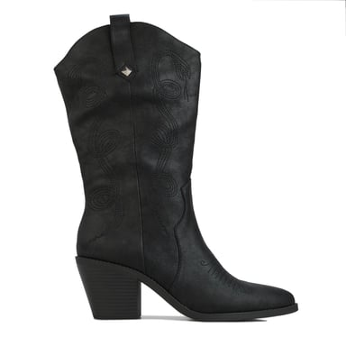 Women's Rocket Dog Feria Cowboy Boots in Black