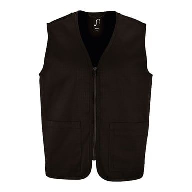 SOLS Unisex Adult Wallace Gilet (Black)