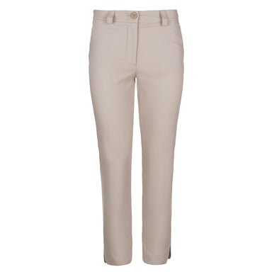 Beige Denim Style Cotton Pants