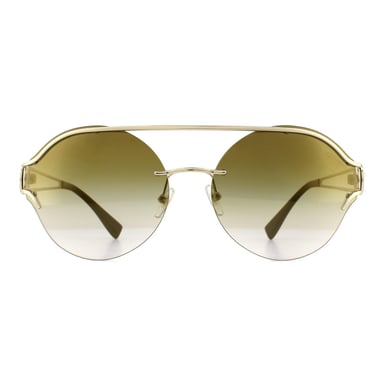 Versace Zonnebril VE2184 12526U Bleke Goudverloop Bruin Spiegel Goud
