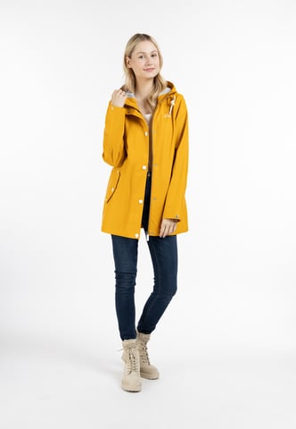 ICEBOUND rain jacket women mustard
