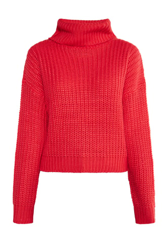 Mymo Knitted pullover women red