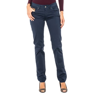 Stretch pants with slim fit and belt loops JWT001 for women