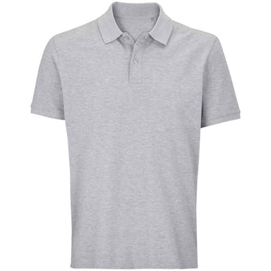 SOLS Unisex Adult Pegase Polo Shirt (Grey Melange)