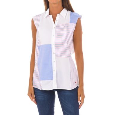 PIETRA lapel collar sleeveless blouse GLVSW1045031 woman