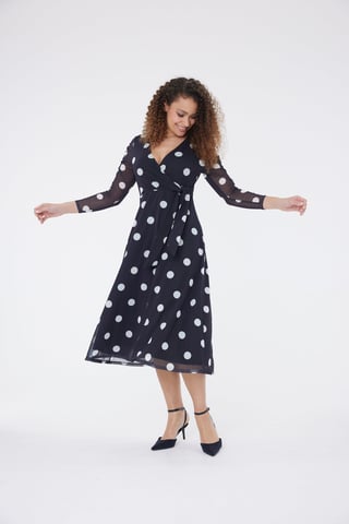 Rebecca Polka Dot Dress