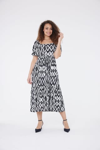 Frida Aztec Print Dress
