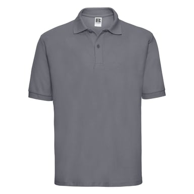 Russell Mens Classic Polycotton Polo Shirt (Convoy Grey Solid)