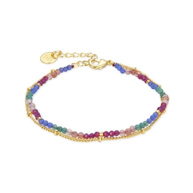 Bracelet Luxenter Aiel Multicolour Crystal finished in 18K Yellow Gold