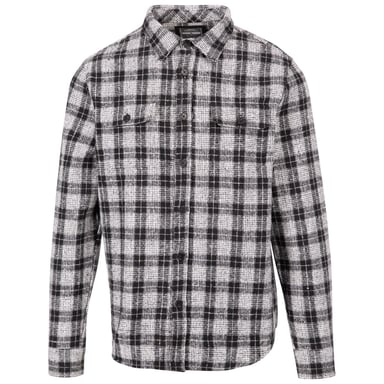 Trespass Mens Portlaw Checked Shirt (Black/White)