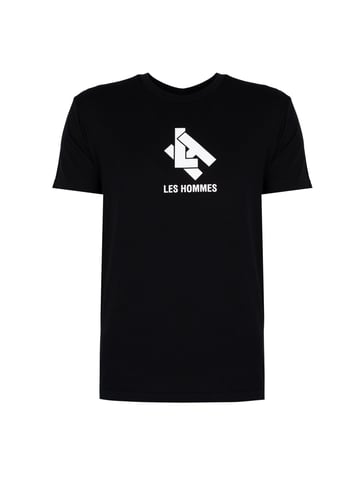 Les Hommes T-Shirt New Logo Men's Black