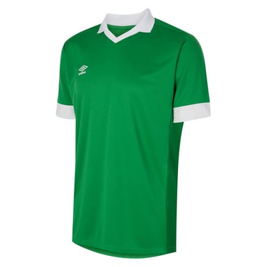Umbro Childrens/Kids Tempest Short-Sleeved Jersey (Emerald/White)