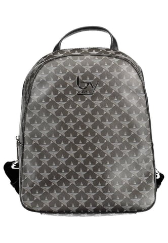BYBLOS Women's Black Pvc Backpack