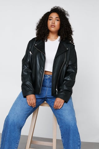 Plus Size Straight Leg Denim Jeans
