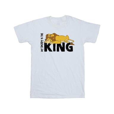 Disney Boys The Lion King Daddy Is King T-Shirt (White)