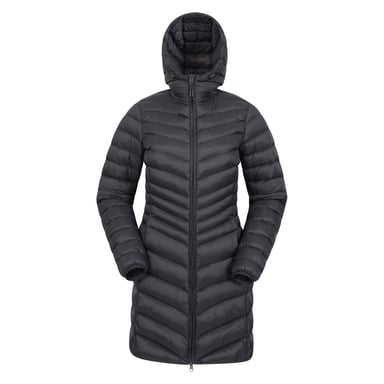 Mountain Warehouse Womens/Ladies Florence Long Padded Jacket (Black)
