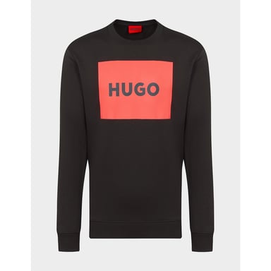 Men's Hugo Boss Cotton-Terry With Logo Sweatshirt in Black