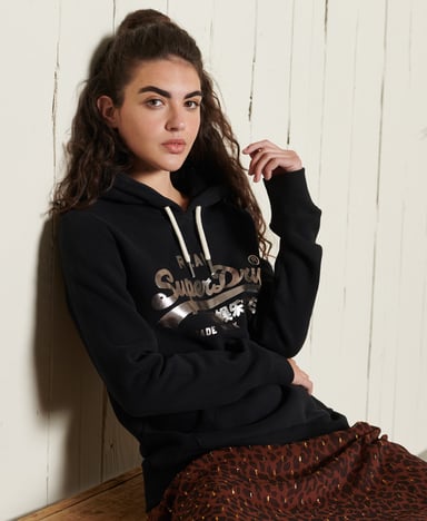 Superdry Vintage Logo Boho Sparkle Hoodie