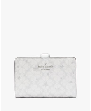 Spade Flower Spade Flower Star Toss Medium Compact Bifold Wallet