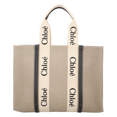 Chloé Stor Woody Tote-väska Svart