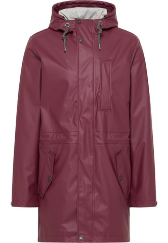 Mo raincoat Men wine red