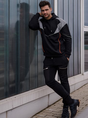 Les Hommes Sweatshirt Oversize Men's Black