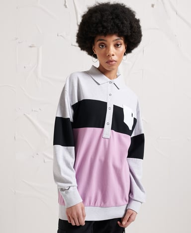 Superdry Energy Dystopia Long Sleeve Polo Shirt