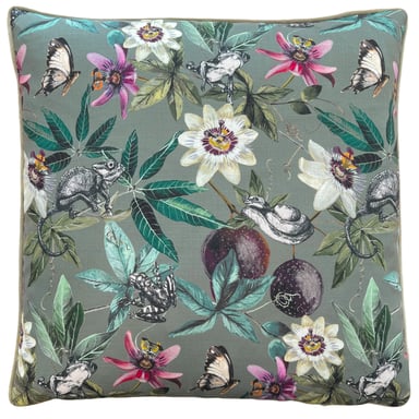 Wylder Tropics Wild Passion Creatures Piped Polyester Filled Cushion