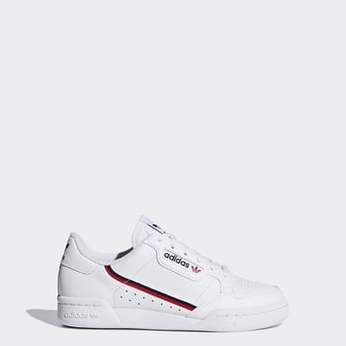 Boy's adidas Originals Juniors Continental 80 Shoes in White