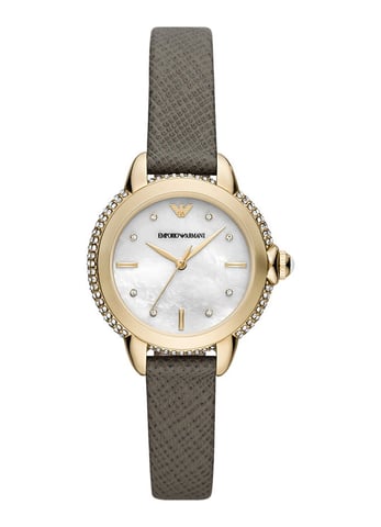Emporio Armani Mia Dames Horloge Grijs AR11526