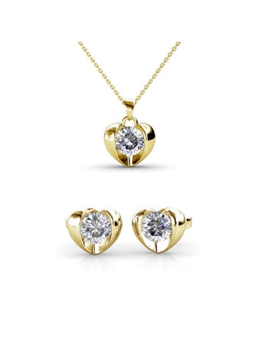 Simply Love Set - Gold and Crystal