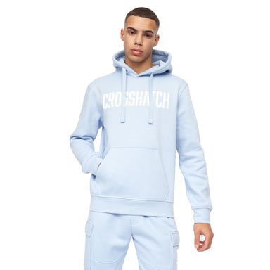Crosshatch Mens Holdouts Hoodie (Ljusblå)