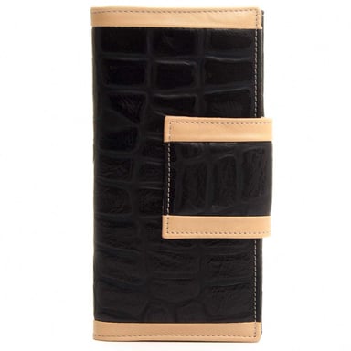 Leather purse Montevita in Brown