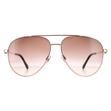 Jimmy Choo OLLY/S DDB HA goud koper bruin gradiënt zonnebril