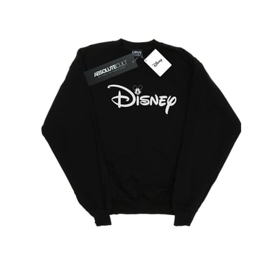 Disney Mens Mickey Mouse Head Logo Sweatshirt (Black)