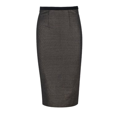 Print Punto di Roma Pencil Skirt with Slit