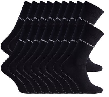 Business socks 18 pairs in black