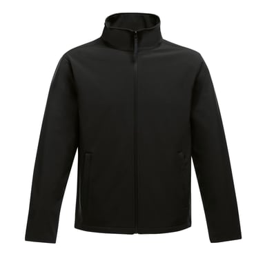 Regatta Mens Ablaze Printable Softshell Jacket (Black/Black)